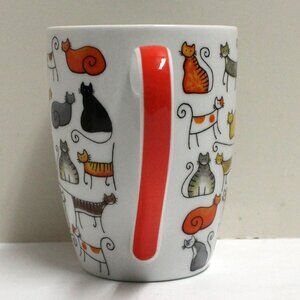 Cha Cult Fine Porcelain 12 oz Cat Theme Coffee Tea or Beverage Cup
